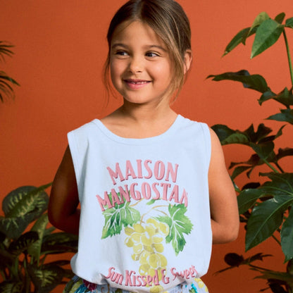 62A.26100601 # Kids Sleeveless T-Shirt Uvas Blue