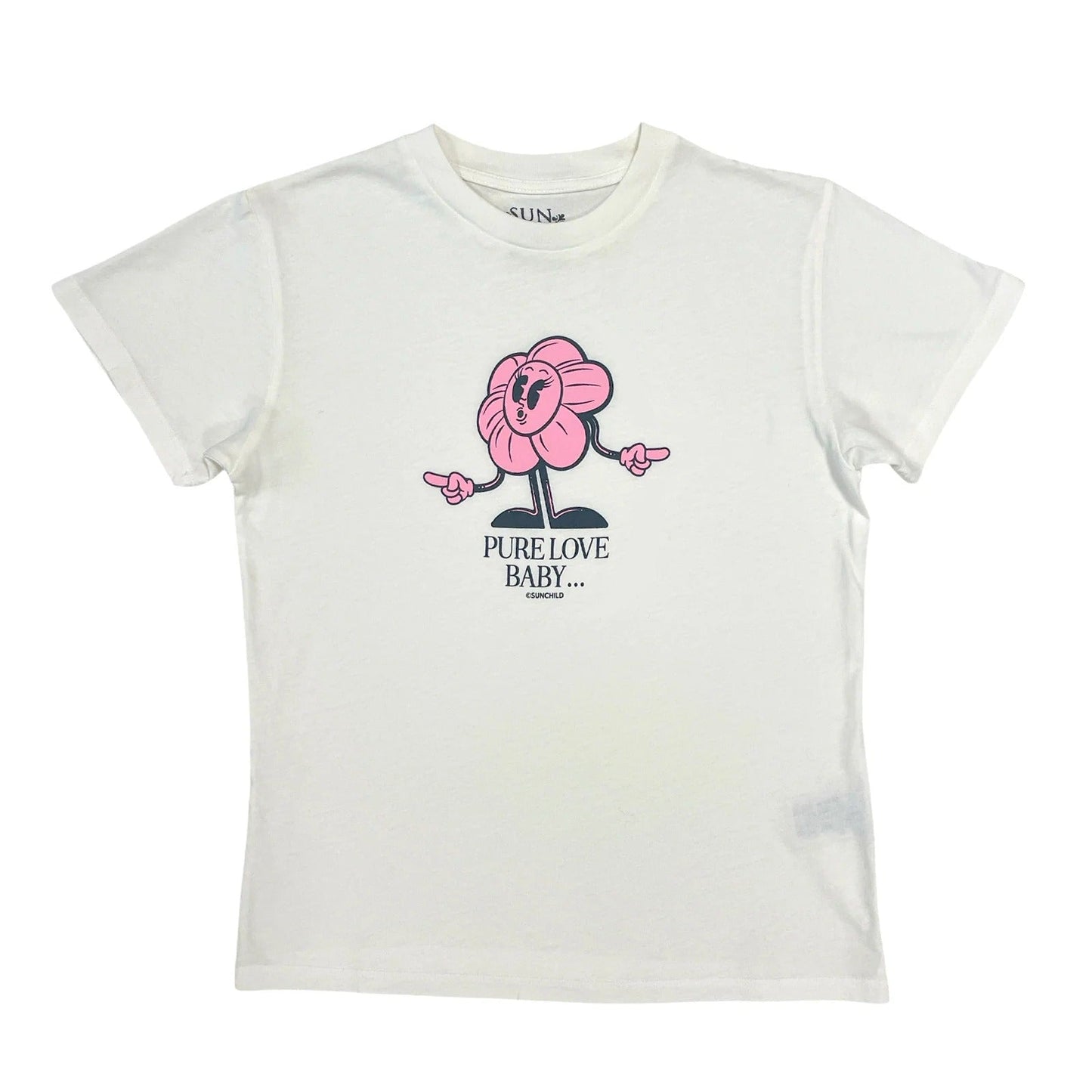 62A.PURE LOVE_3016_MILK # Kids T-Shirt Pure Love Milk