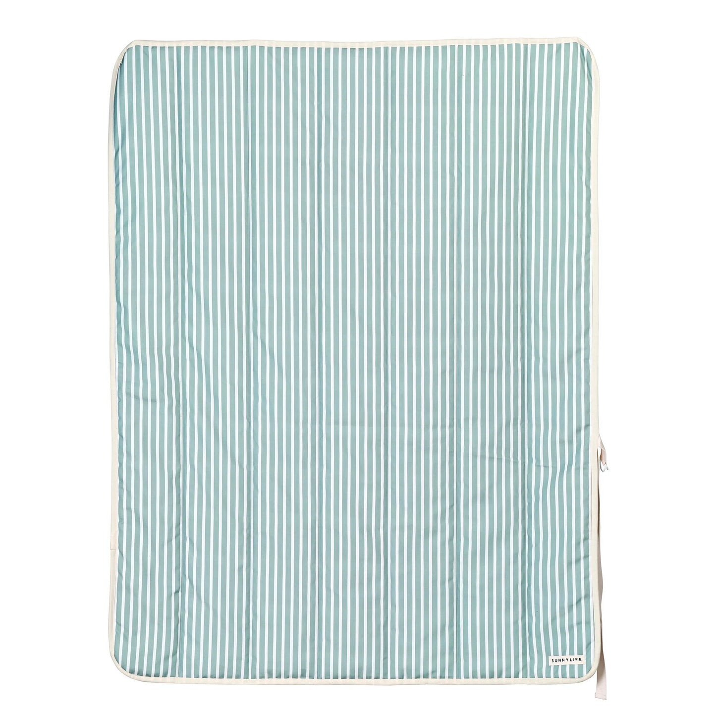 62A.S61BBSEA # Picnic Blanket Seagrass Stripe 