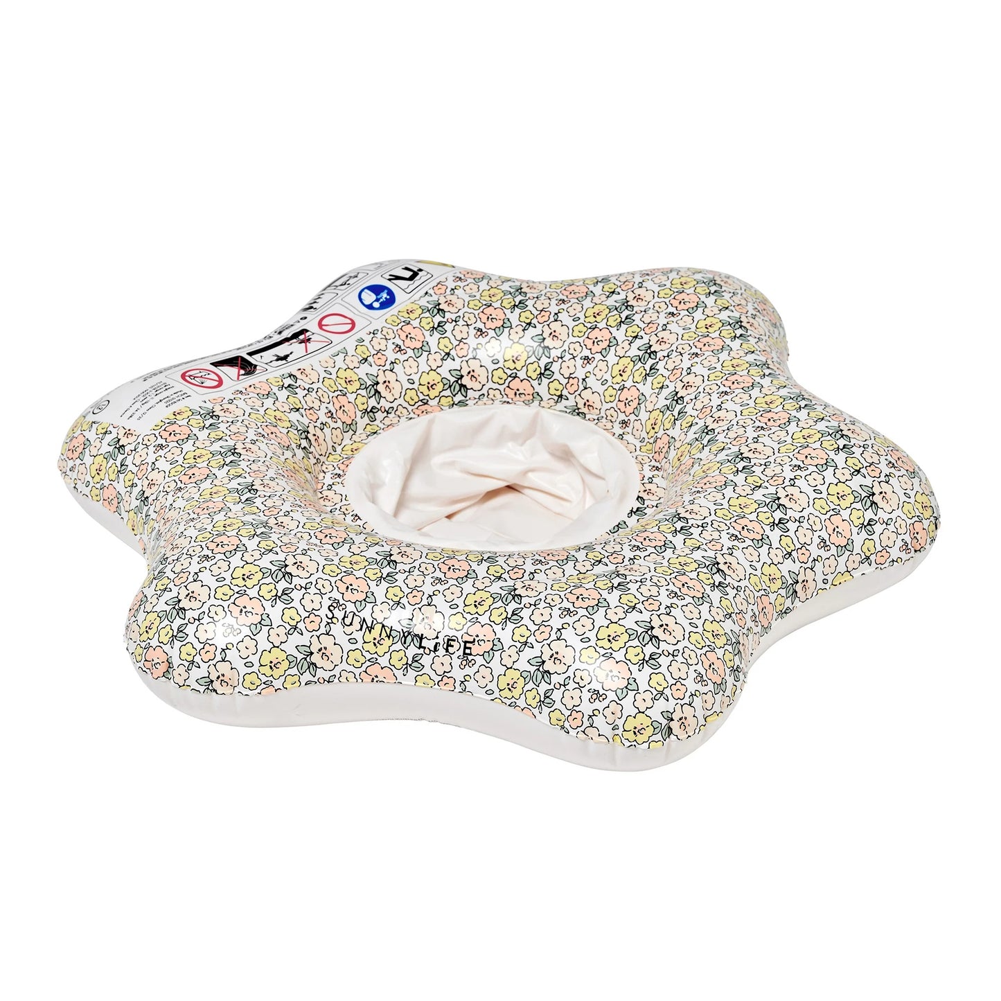 62A.S61BSGDF # Baby Swim Ring Into the Garden Ditsy Floral