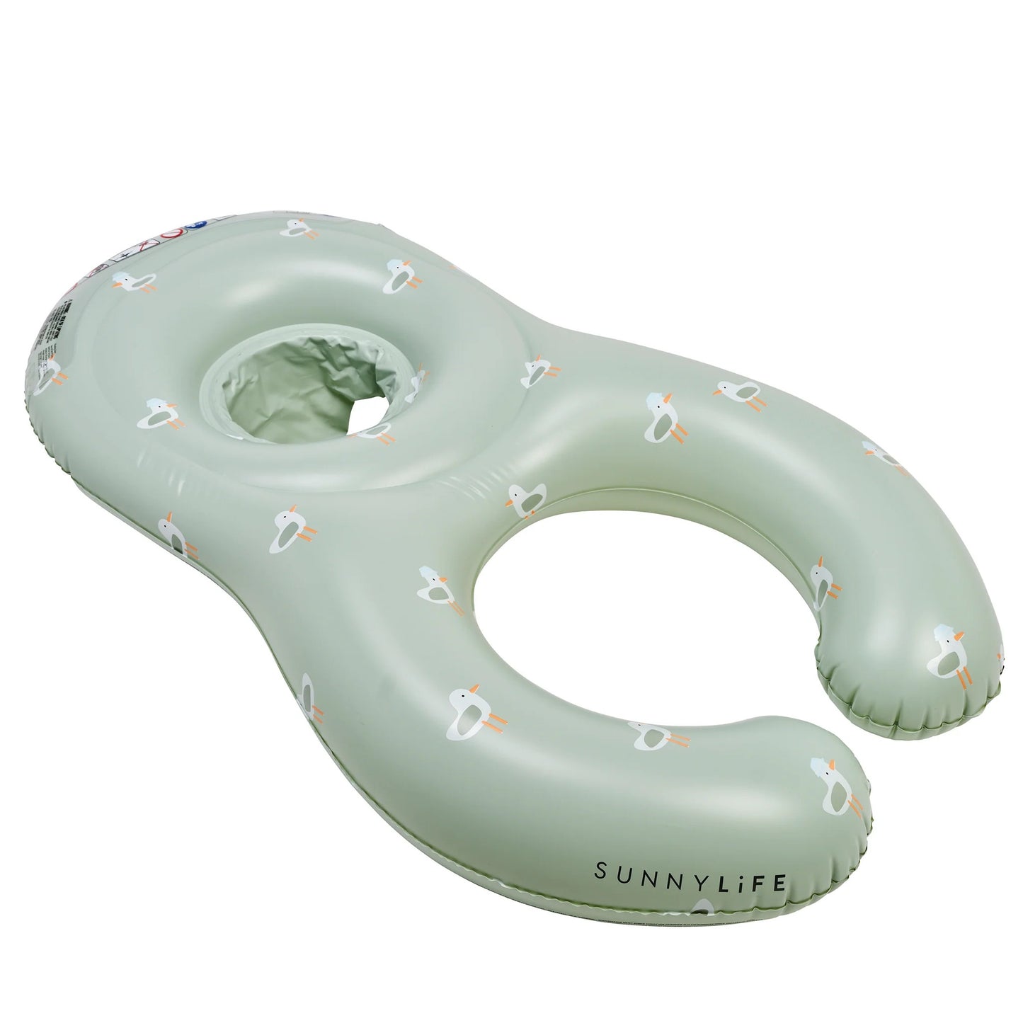 62A.S61FTGEU # Baby Swim Ring Float Together Sammy the Seagull Green