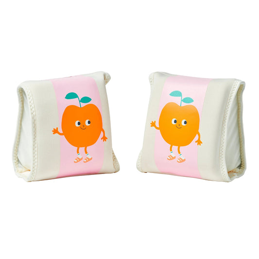 62A.S61KNABP # Arm Bands Poppy the Peach Pink Stripe
