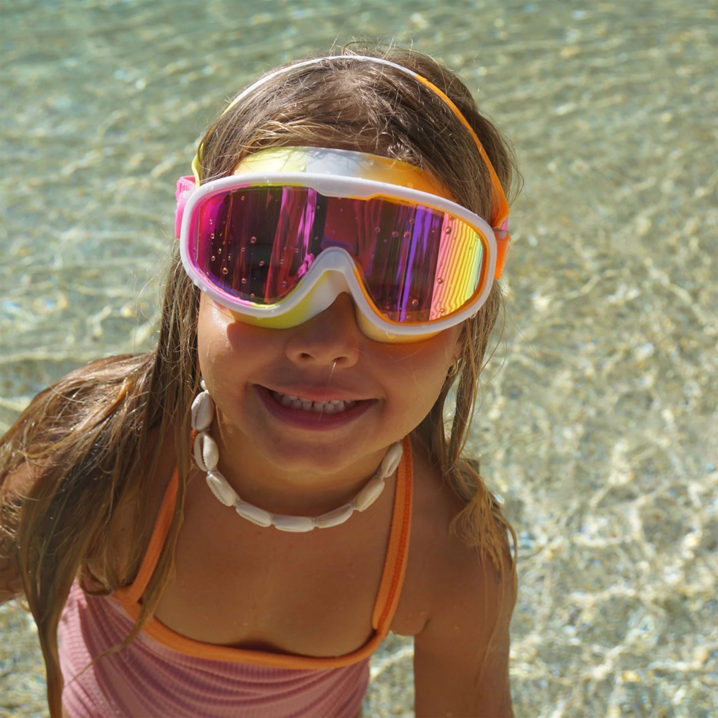62A.S61KSMAP # Kids Swimming Mask Poppy the Peach