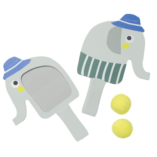62A.S61KVBBE # Kids Velcro Bats Eli the Elephant