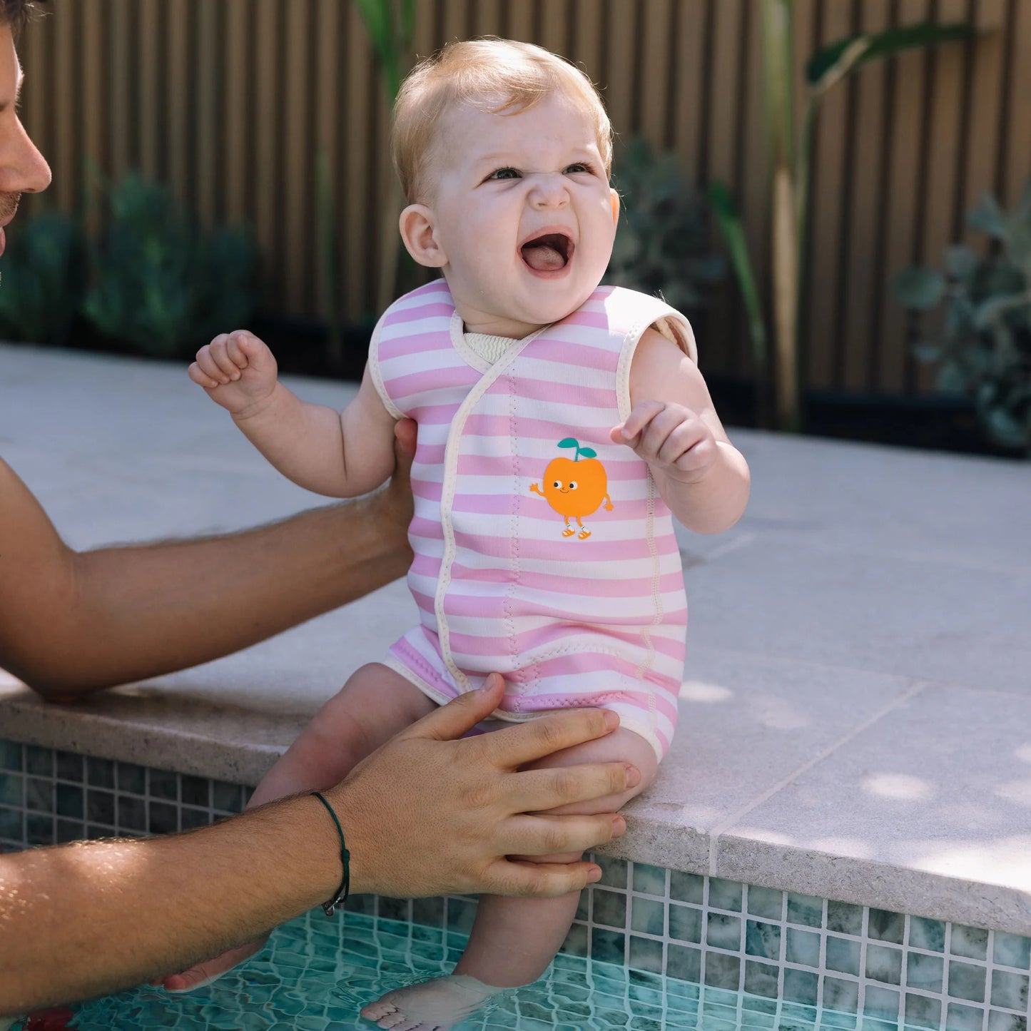 62A.S61NRWPC # Baby Wetsuit Poppy the Peach Cream