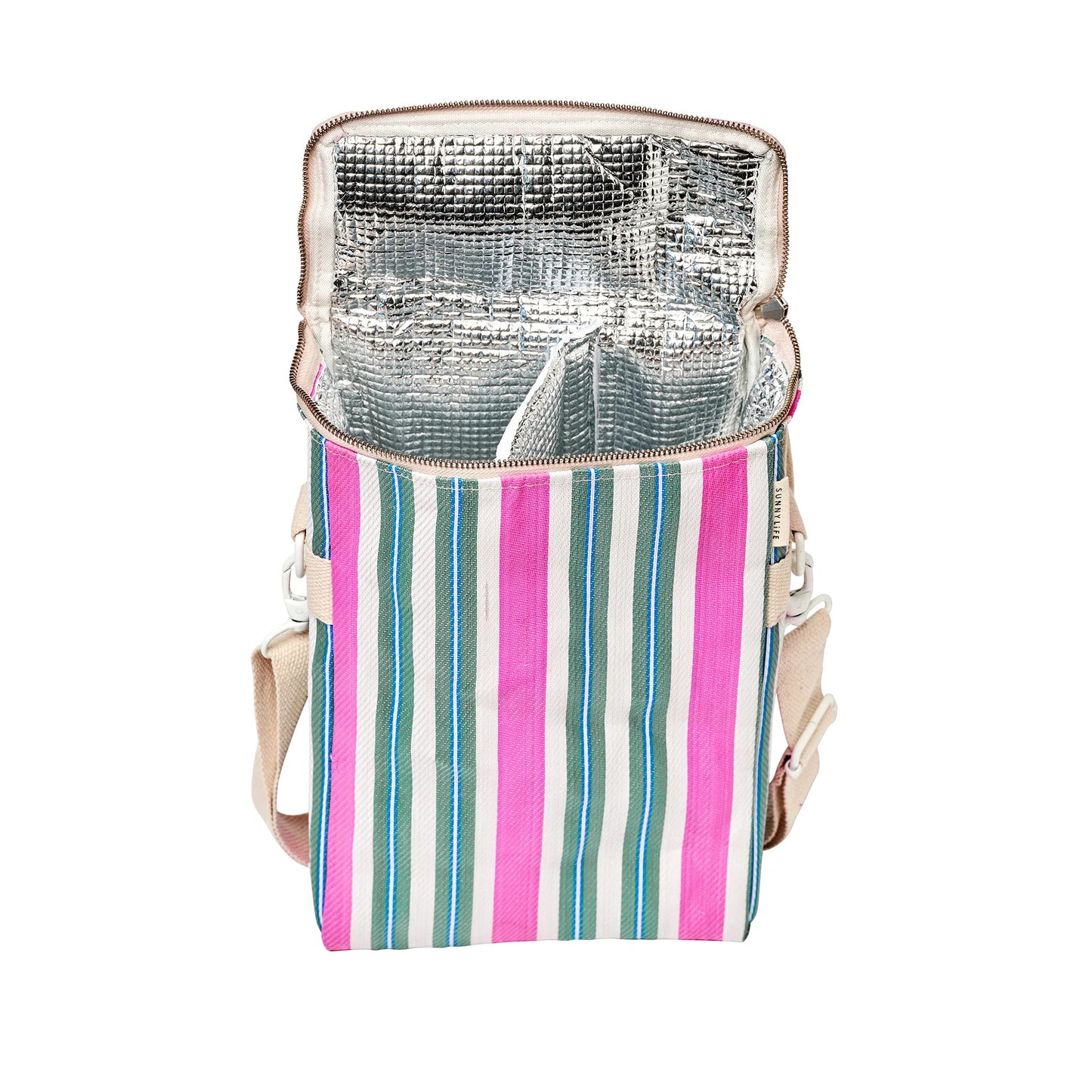 62A.S61WCDSS # Ισοθερμική Τσάντα Ποτών Seagrass Green Multi