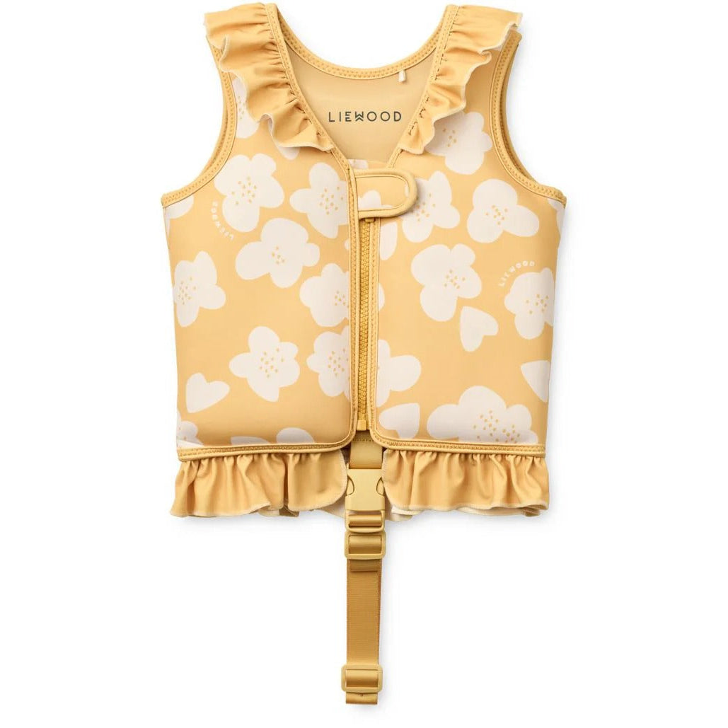 99.LW20501_2608 # Life Vest Dove Flower Lemon Yellow