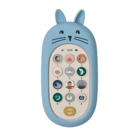 99.LW21077_2598 # Μουσικό Παιχνίδι Fidi Mobile Phone Beach Blue