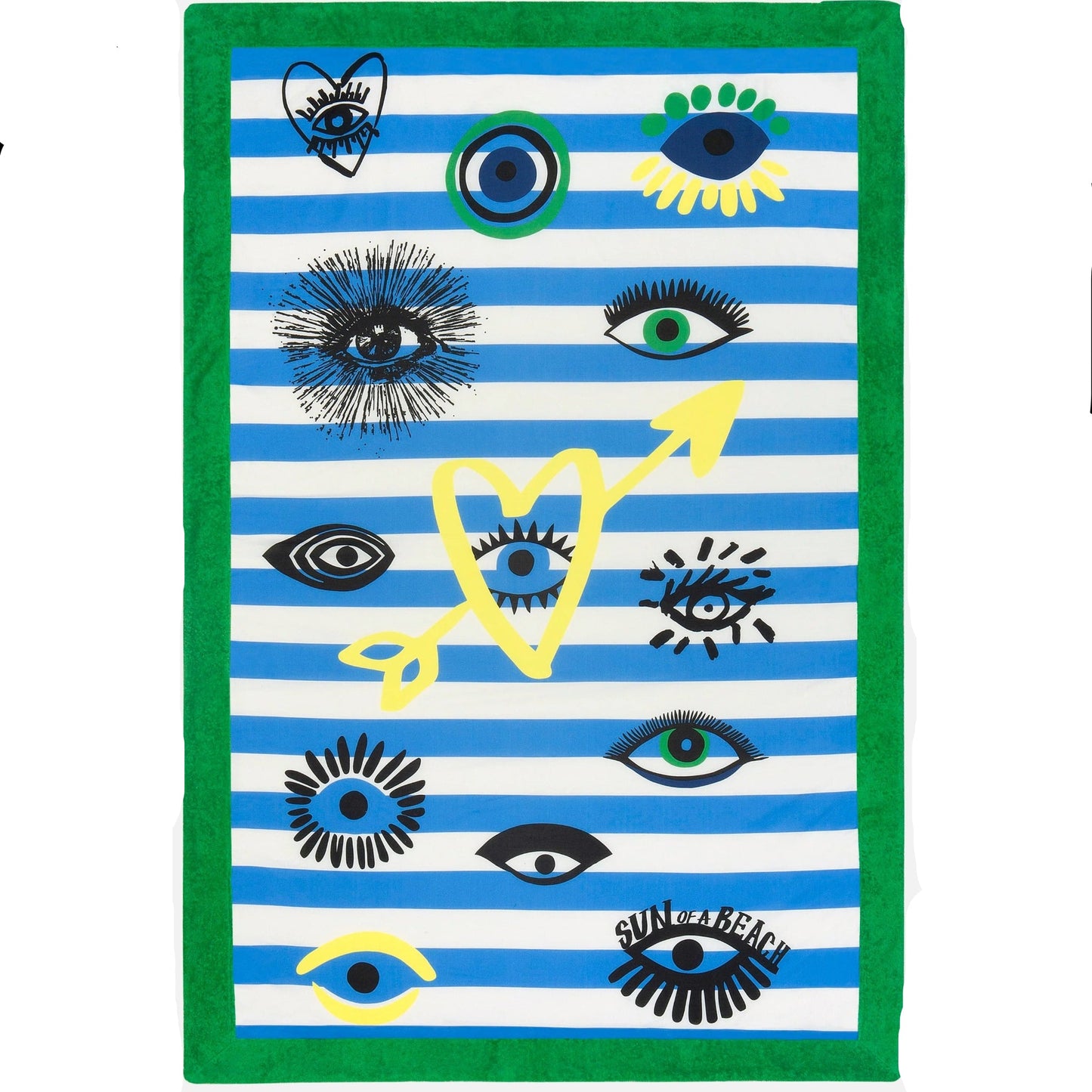 62A.SI/EEC/WAS-EC # Large Beach Towel Evil Eye Club 