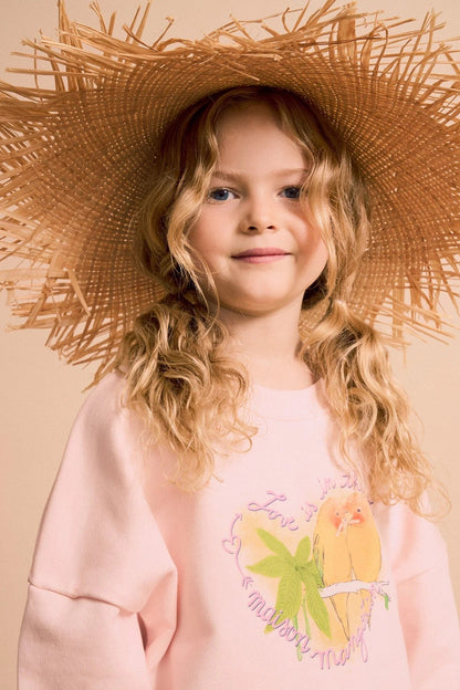 62A.26100303 # Kids Sweatshirt Birds Pink