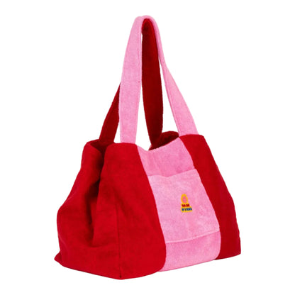 62A.TOB/B/BLM-BBP # Beach Bag Bicolor Bloody Mary 
