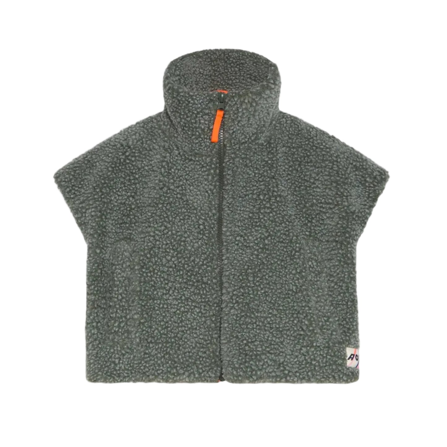 62B.226-1818-850 # Παιδική Κοντομάνικη Ζακέτα Fleece Seilah Thyme