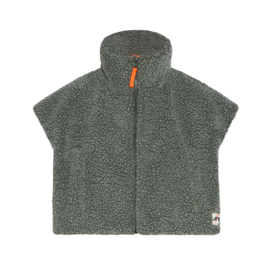 62B.226-1818-850 # Παιδική Κοντομάνικη Ζακέτα Fleece Seilah Thyme