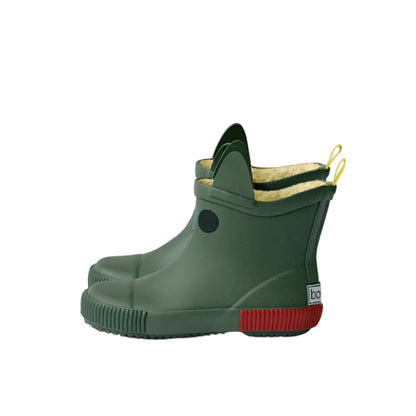 52B.K518 # Παιδικές Γαλότσες Kerran Fleece Forest Green