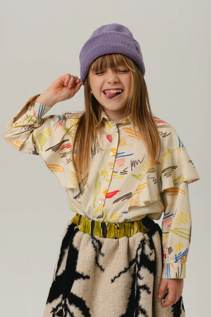 52B.BLO0215001_02 # Παιδικό Μακρυμάνικο Πουκάμισο Alicia Risiko