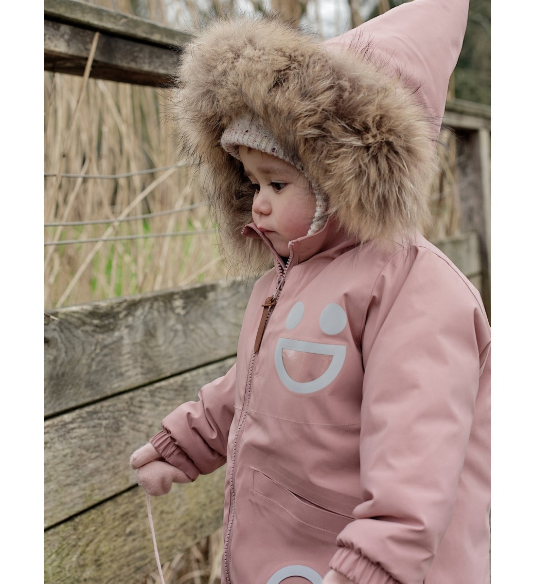 52B.RJ520 # Παιδικό Αδιάβροχο Μπουφάν Wistiti Rose