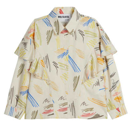 52B.BLO0215001_02 # Παιδικό Μακρυμάνικο Πουκάμισο Alicia Risiko