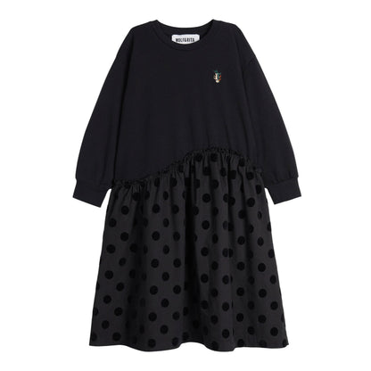 52B.DRE0279059 # Παιδικό Μακρυμάνικο Φόρεμα Berta Dunkel