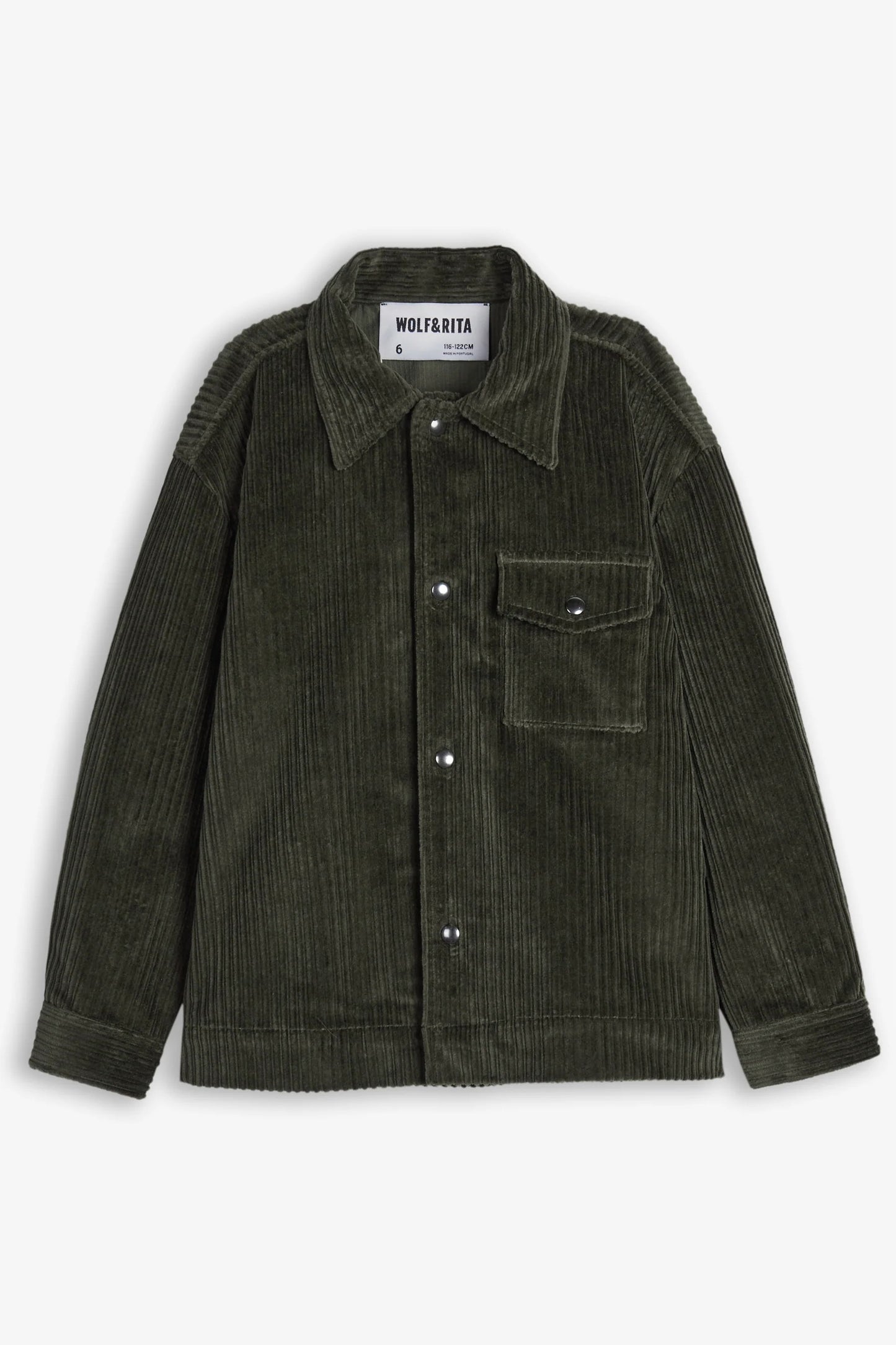 52B.OVS0238014 # Παιδικό Κοτλέ Πουκάμισο Mauricio Khaki