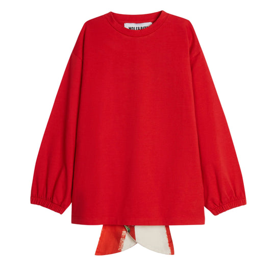 52B.SWT0271059 # Παιδική Μακρυμάνικη Μπλούζα Rosalia Tomate