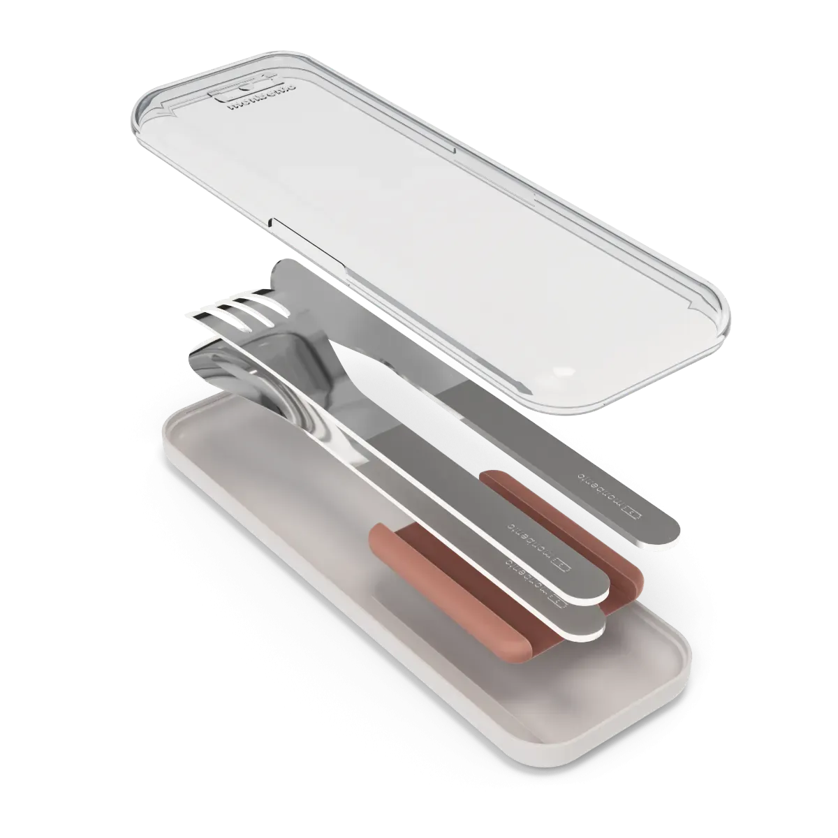 99.50300067 # Cutlery Set Slim Box Rosa Moka