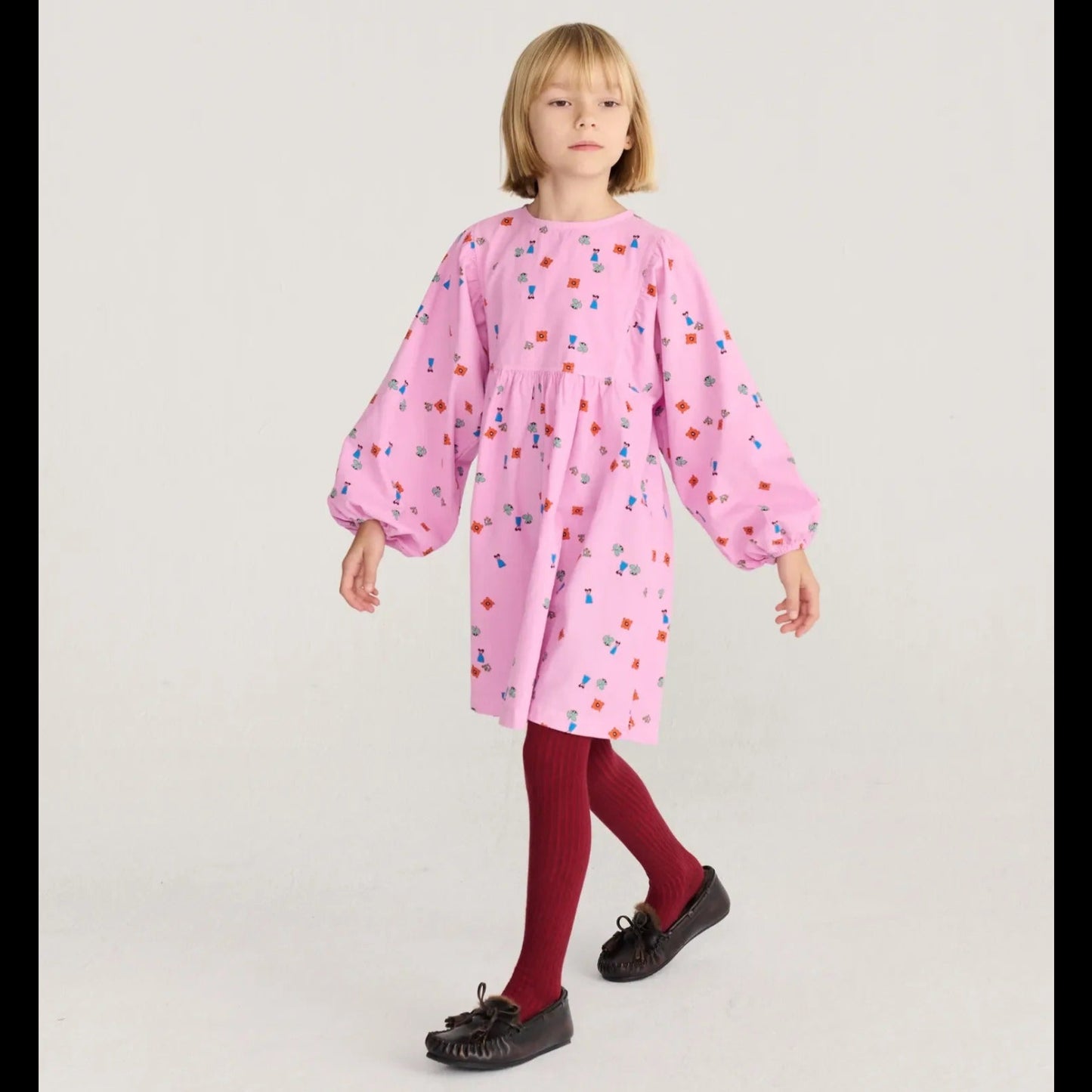 62B.B226AC130_661 # Kids Long Sleeve Dress Blossom