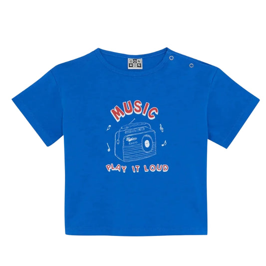 62A.BC15031_400 # Βρεφική Μπλούζα T-Shirt Music Summer Blue