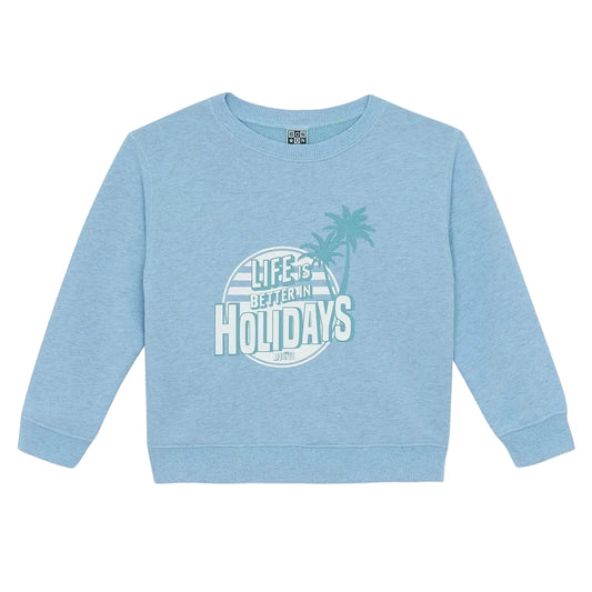62A.BC15053_401 # Παιδική Μπλούζα Φούτερ Smile Holidays