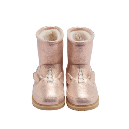 52B.2031702-TL024 # Παιδικά Μποτάκια Xelly Unicorn Powder Metallic