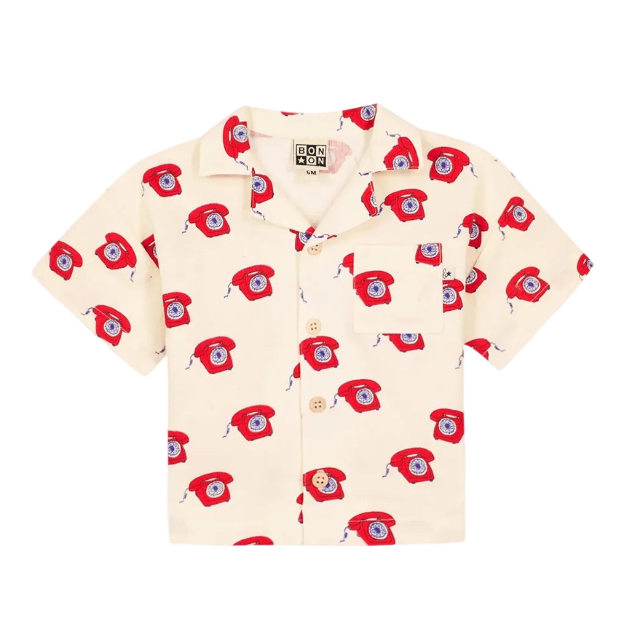 62A.BC12131_902 # Βρεφικό Κοντομάνικο Πουκάμισο Phone