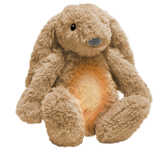 99.ZA-RO-01 # Λαγουδάκι Μπεζ Ro Φωτάκι Νύχτας με Ήχους