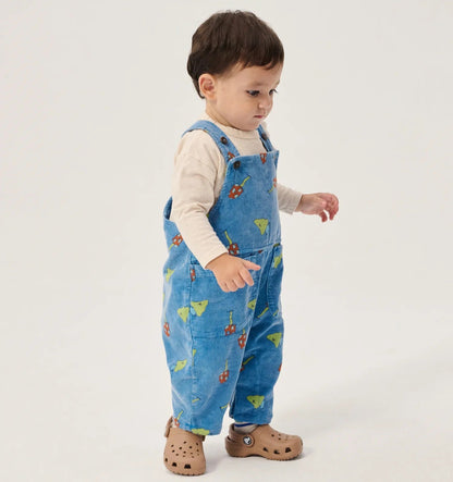 62B.B226AB084_421 # Baby Corduroy Dungaree Mush Monster Duo 