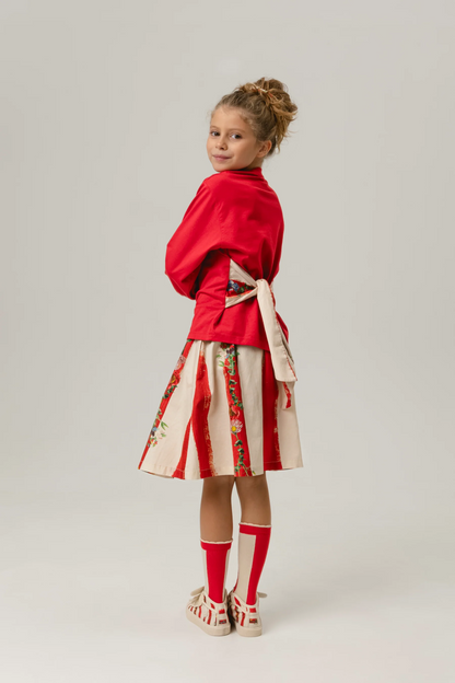 52B.SKT0220001_03 # Παιδική Φούστα Silvina Blumen