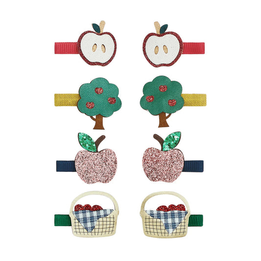 Kids Mini Hair Clips Apple Harvest