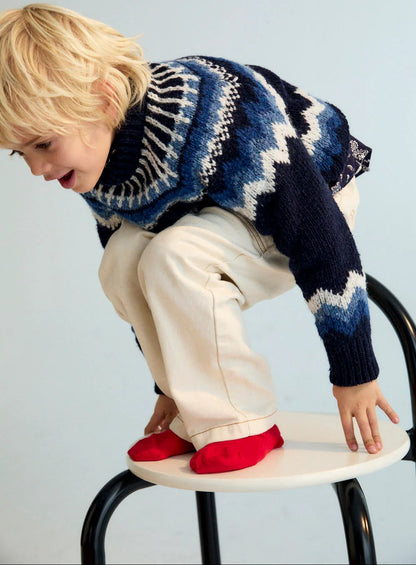 52B.KJU10C29 # Παιδικό Πουλόβερ Lucas Infinite Navy