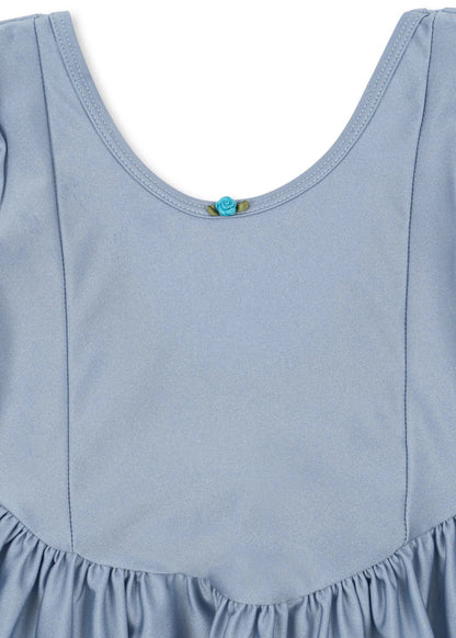 99.KS103928_BLUE # Kids Dress Mouse Blue Puff