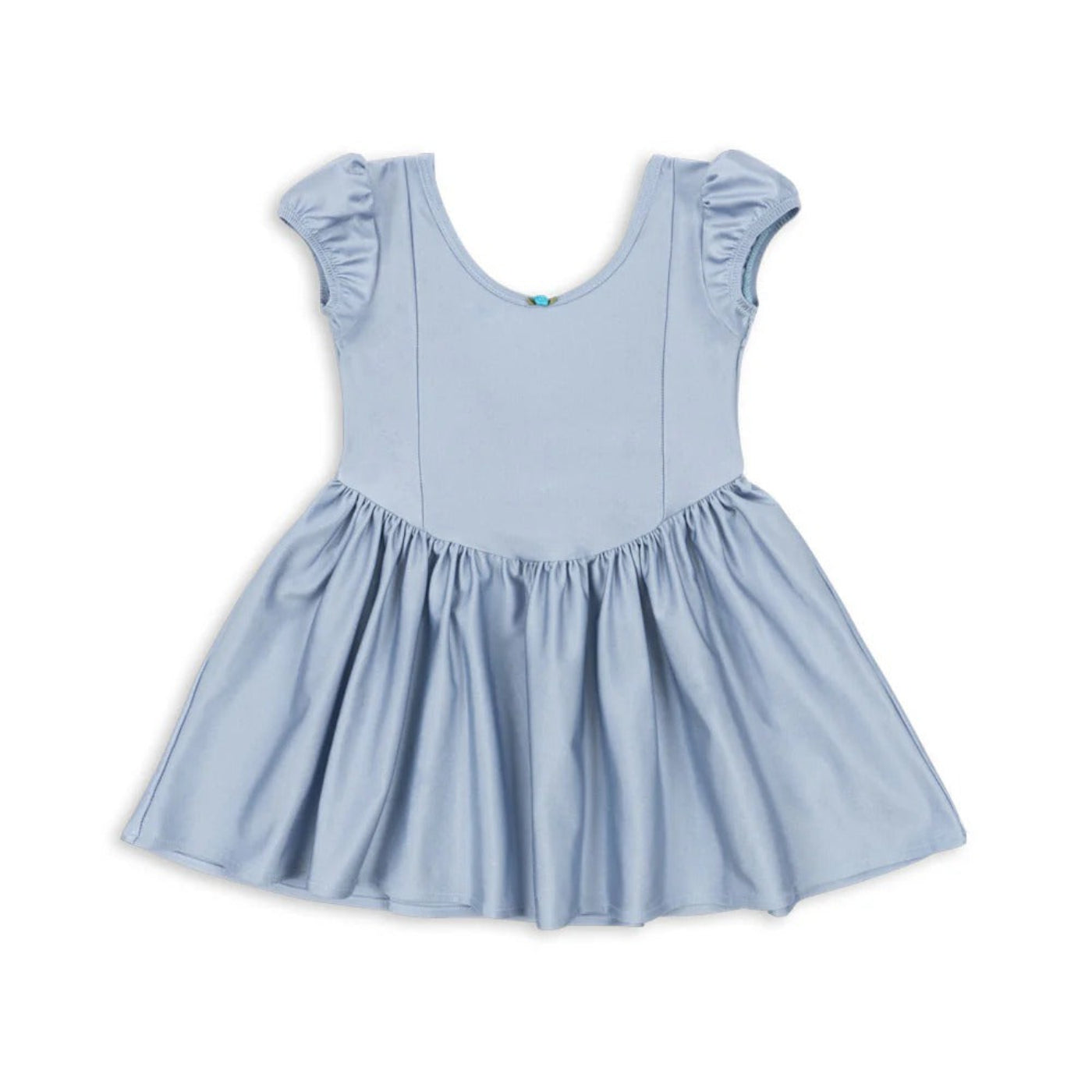 99.KS103928_BLUE # Kids Dress Mouse Blue Puff