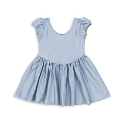 99.KS103928_BLUE # Kids Dress Mouse Blue Puff