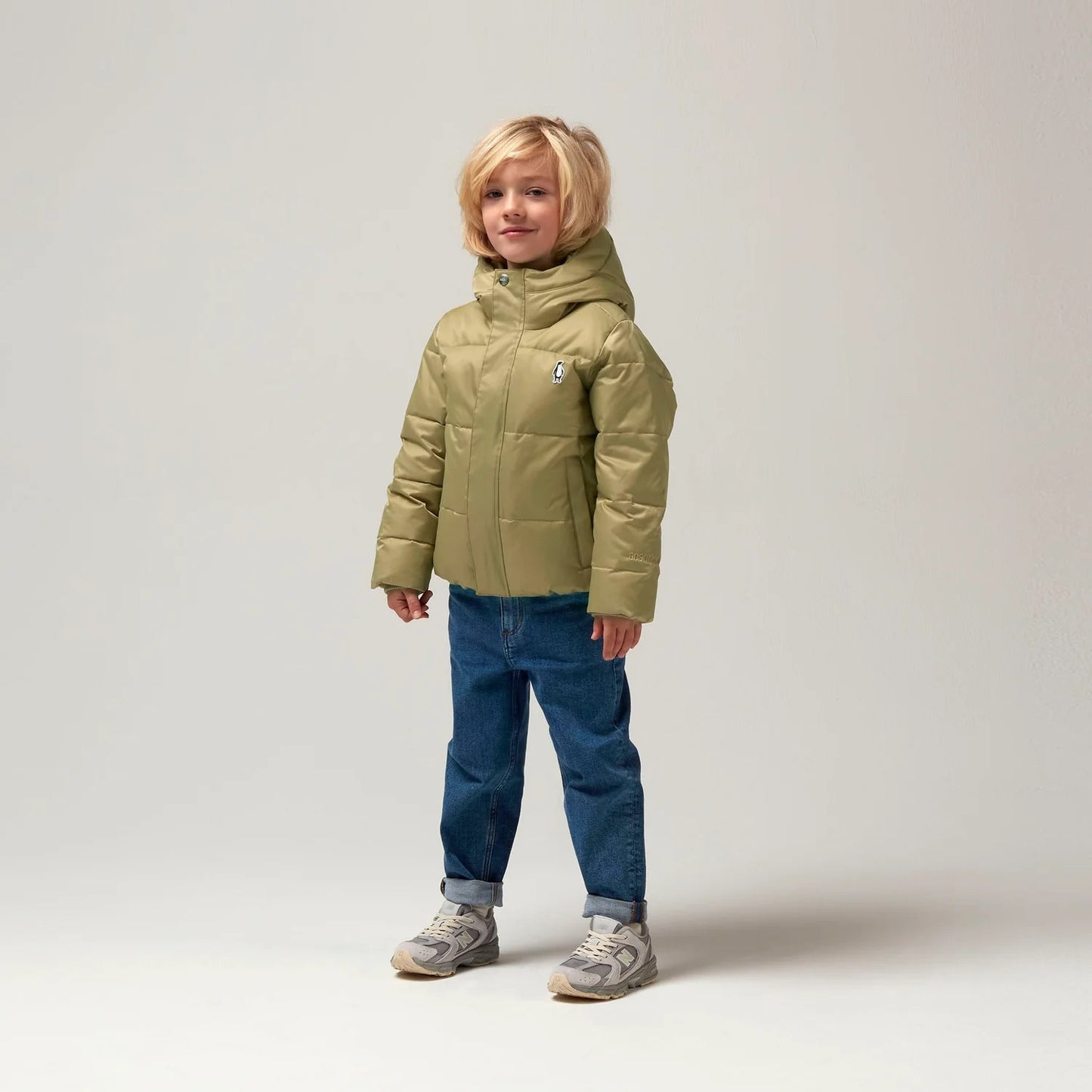 52B.25291537 # Παιδικό Μπουφάν Dragon Eye Gray Green