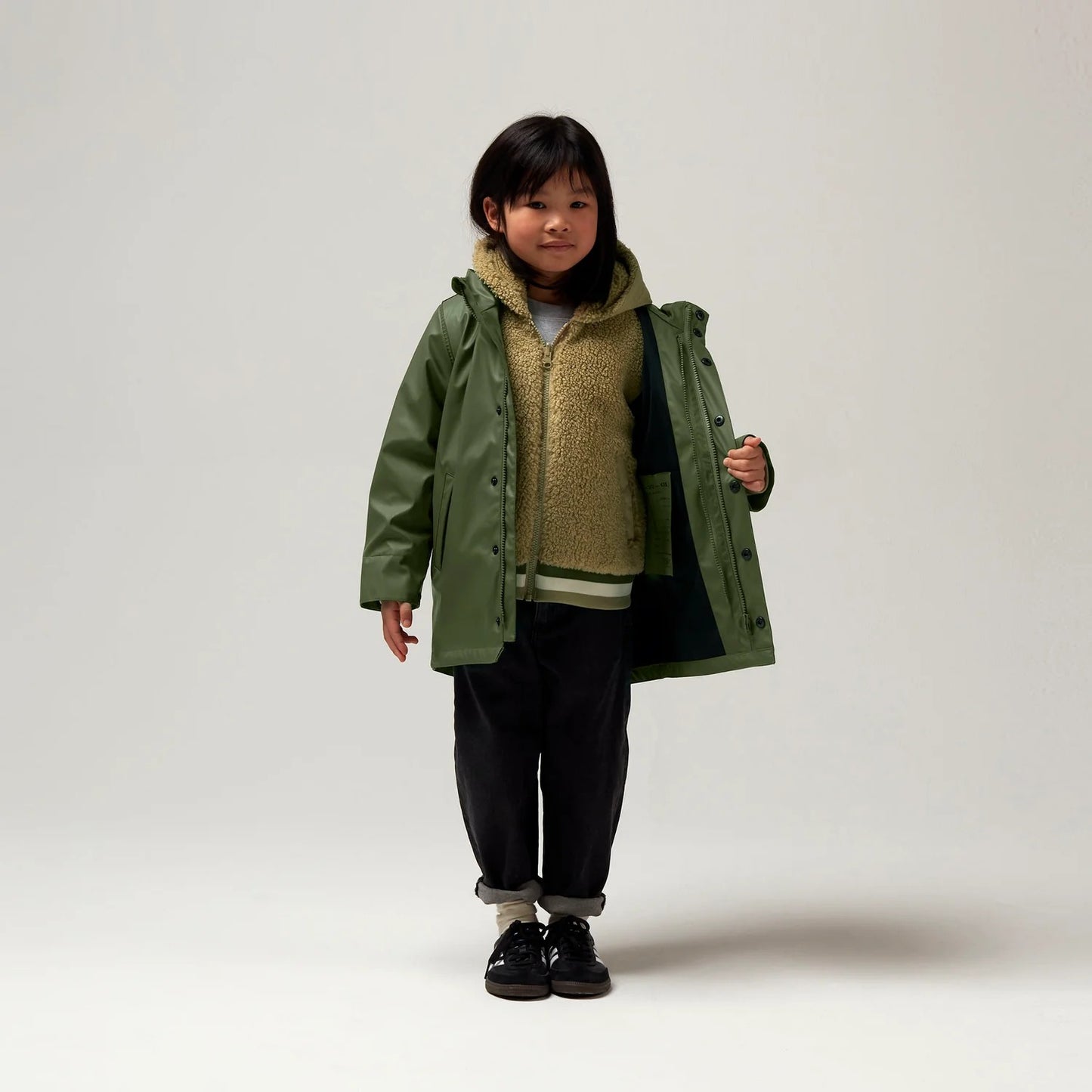 52B.25291304-539 # Παιδικό Μπουφάν 3 σε 1 Snake Pit Bronze Green