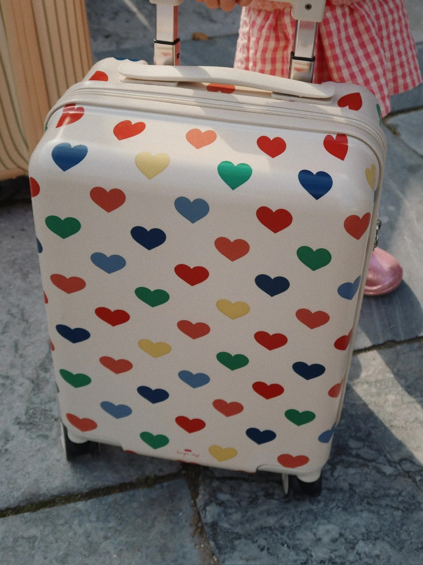 99.KS103550_BONCOU # Children's Travel Suitcase with Hearts