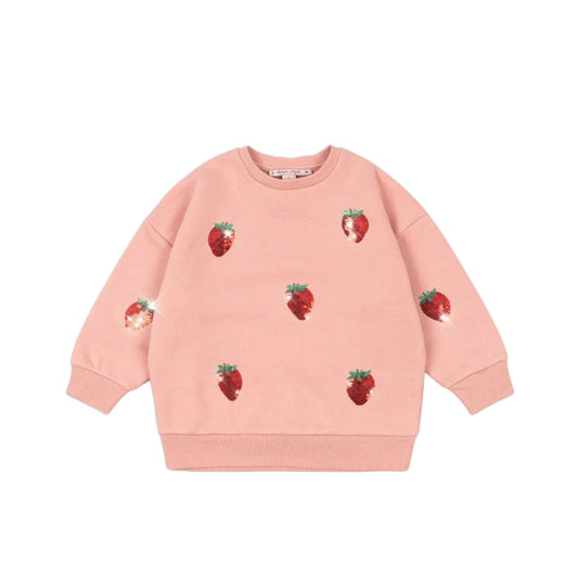 99.KS103862_MELLOW # Βρεφικό Φούτερ με Φράουλες Lou