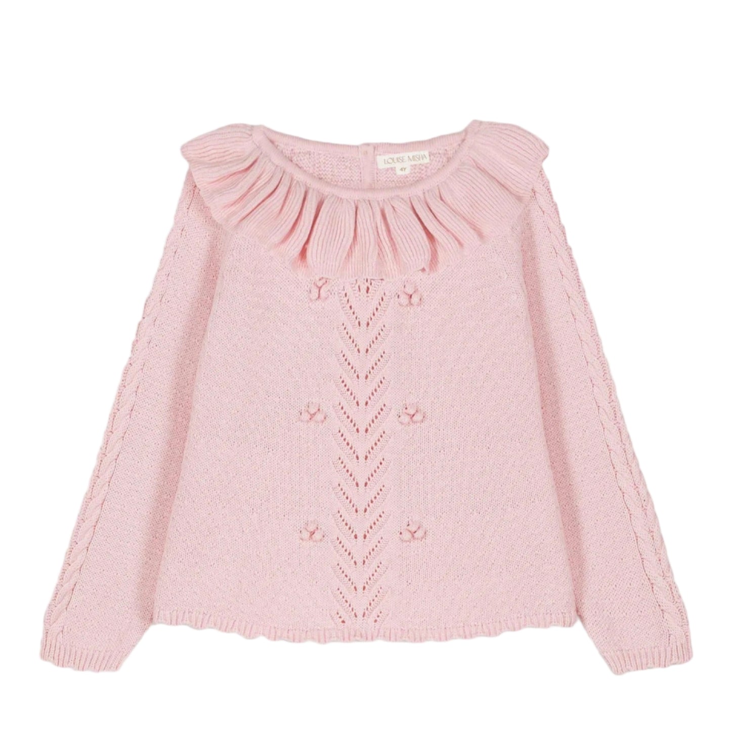 52B.GRC-W25-J0004 #  Παιδικό Πουλόβερ Evina Blush