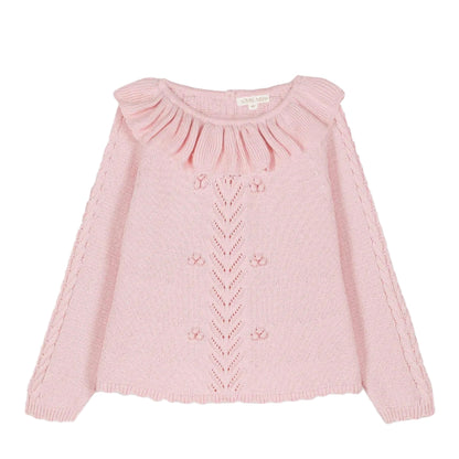 52B.GRC-W25-J0004 #  Παιδικό Πουλόβερ Evina Blush