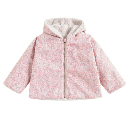 52B.GRC-W25-R0082 # Παιδικό Μπουφάν Διπλής Όψης Felvet Pink Mountains Avens