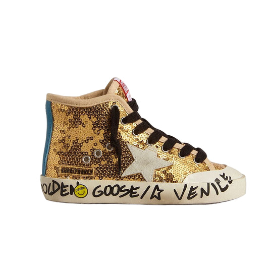 52B.GJF00114.F007581.65156 # Kids Ankle Boots Francy Penstar Gold