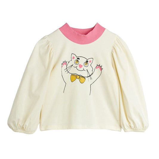 52B.2525720138 # Παιδική Μπλούζα Φούτερ Cat Off White