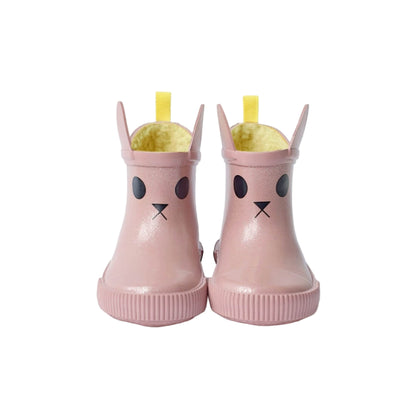 52B.K5120 # Παιδικές Γαλότσες Kerran Fleece Pink Glitter