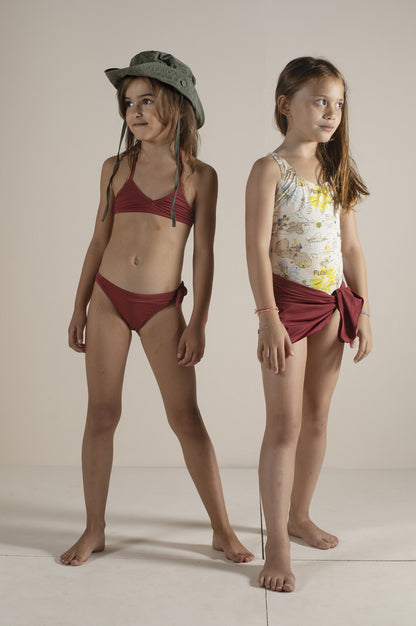 Παιδικό Μαγιώ Μπικίνι Jerez Μπορντώ