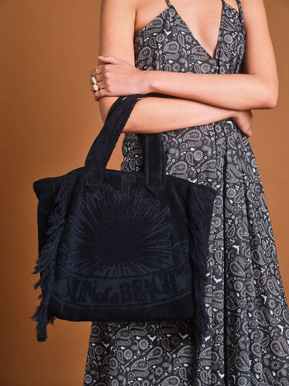 Πετσετέ Τσάντα Mini Tote Just Black